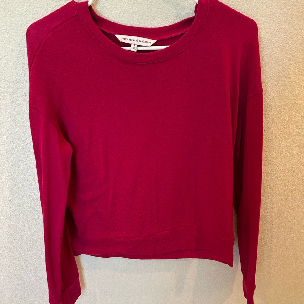cupcakes & cashmere Red Sweatshirt